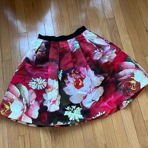 Ted baker mini flared skirt